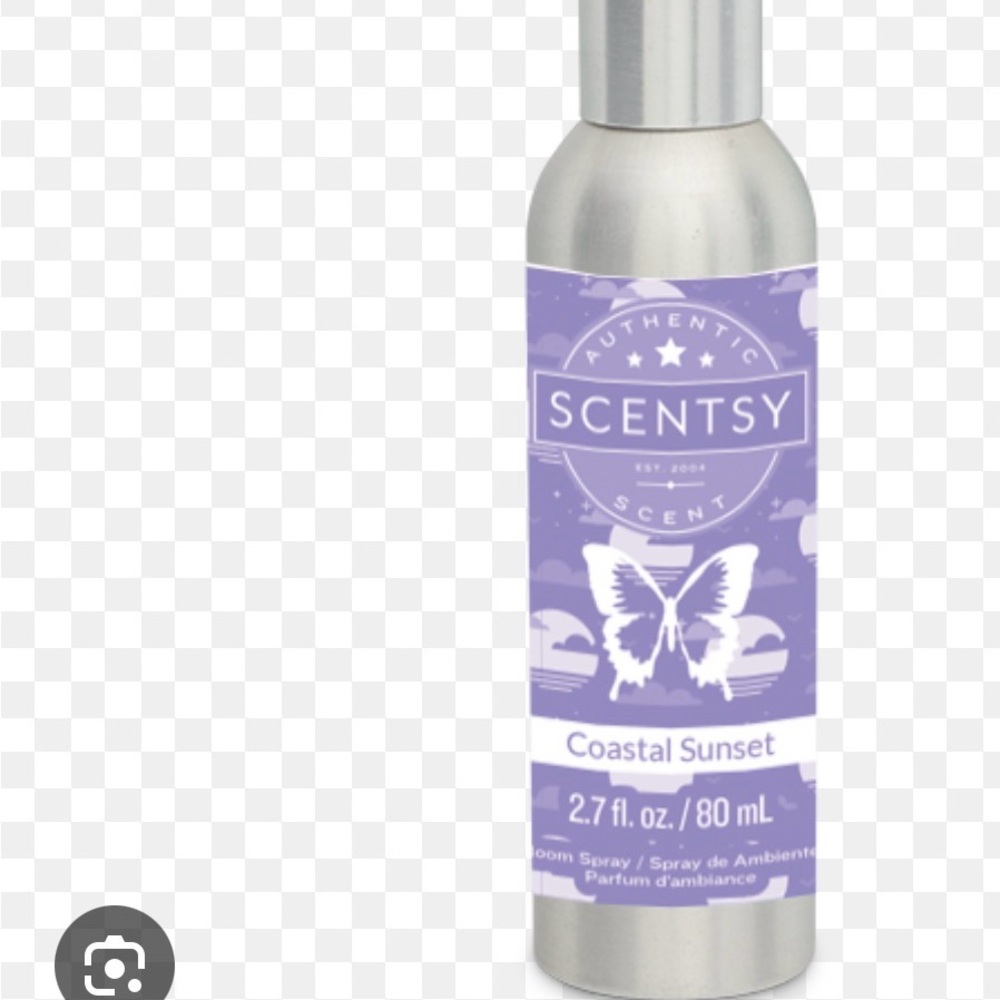 Scentsy Coastal Sunset Spray with Purple Label